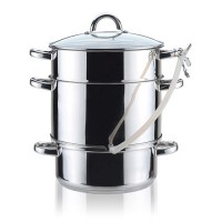 Stainless steel steamer pot 8l 